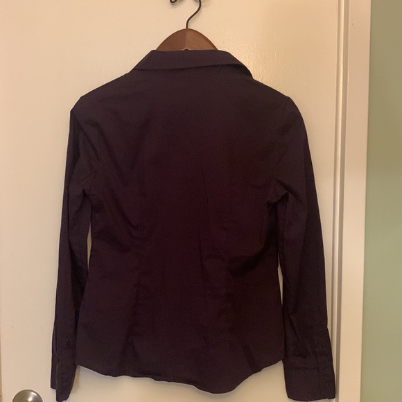 Mexx Dark Purple Button Down Shirt/ Worn Once - Picture 2 of 2